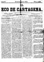 [Ejemplar] Eco de Cartagena, El (Cartagena). 26/11/1875.