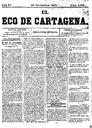 [Issue] Eco de Cartagena, El (Cartagena). 29/11/1875.