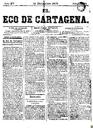 [Issue] Eco de Cartagena, El (Cartagena). 11/12/1875.