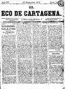 [Issue] Eco de Cartagena, El (Cartagena). 15/12/1875.