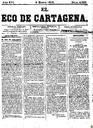 [Ejemplar] Eco de Cartagena, El (Cartagena). 8/1/1876.