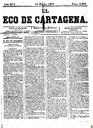 [Issue] Eco de Cartagena, El (Cartagena). 10/1/1876.