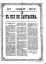 [Ejemplar] Eco de Cartagena, El (Cartagena). 13/1/1876.