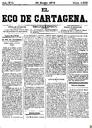 [Ejemplar] Eco de Cartagena, El (Cartagena). 28/1/1876.