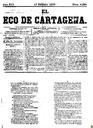 [Issue] Eco de Cartagena, El (Cartagena). 17/2/1876.