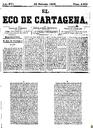 [Ejemplar] Eco de Cartagena, El (Cartagena). 22/2/1876.