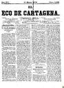 [Ejemplar] Eco de Cartagena, El (Cartagena). 15/3/1876.