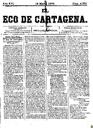 [Ejemplar] Eco de Cartagena, El (Cartagena). 18/3/1876.