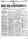[Ejemplar] Eco de Cartagena, El (Cartagena). 27/3/1876.