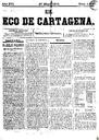 [Issue] Eco de Cartagena, El (Cartagena). 27/5/1876.