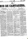 [Ejemplar] Eco de Cartagena, El (Cartagena). 8/7/1876.