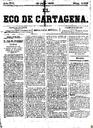 [Ejemplar] Eco de Cartagena, El (Cartagena). 15/7/1876.