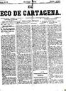 [Ejemplar] Eco de Cartagena, El (Cartagena). 18/7/1876.