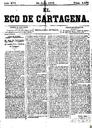 [Ejemplar] Eco de Cartagena, El (Cartagena). 24/7/1876.