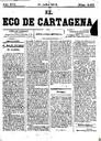 [Ejemplar] Eco de Cartagena, El (Cartagena). 31/7/1876.