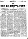 [Ejemplar] Eco de Cartagena, El (Cartagena). 3/8/1876.