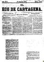 [Issue] Eco de Cartagena, El (Cartagena). 18/8/1876.