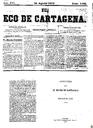 [Issue] Eco de Cartagena, El (Cartagena). 24/8/1876.