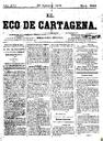[Ejemplar] Eco de Cartagena, El (Cartagena). 25/10/1876.