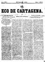 [Ejemplar] Eco de Cartagena, El (Cartagena). 26/10/1876.