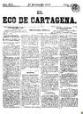 [Issue] Eco de Cartagena, El (Cartagena). 27/11/1876.