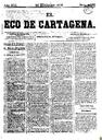 [Issue] Eco de Cartagena, El (Cartagena). 29/11/1876.