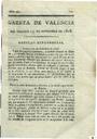 [Ejemplar] Gazeta de Valencia (Valencia). 25/11/1808.