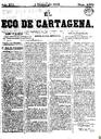 [Issue] Eco de Cartagena, El (Cartagena). 1/12/1876.