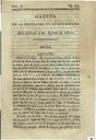 [Ejemplar] Gazeta de la Provincia de Guadalaxara (Guadalajara). 3/8/1811.