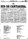 [Issue] Eco de Cartagena, El (Cartagena). 16/12/1876.