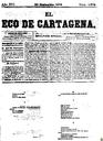 [Ejemplar] Eco de Cartagena, El (Cartagena). 20/12/1876.