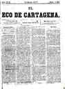 [Ejemplar] Eco de Cartagena, El (Cartagena). 19/1/1877.