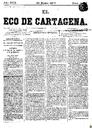 [Ejemplar] Eco de Cartagena, El (Cartagena). 25/1/1877.