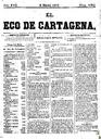 [Ejemplar] Eco de Cartagena, El (Cartagena). 9/3/1877.