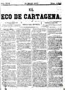 [Issue] Eco de Cartagena, El (Cartagena). 12/3/1877.