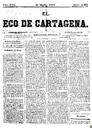 [Ejemplar] Eco de Cartagena, El (Cartagena). 21/3/1877.