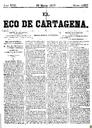 [Ejemplar] Eco de Cartagena, El (Cartagena). 28/3/1877.