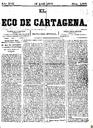 [Issue] Eco de Cartagena, El (Cartagena). 19/4/1877.