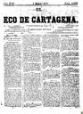 [Ejemplar] Eco de Cartagena, El (Cartagena). 1/5/1877.