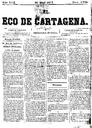 [Issue] Eco de Cartagena, El (Cartagena). 30/5/1877.