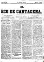 [Ejemplar] Eco de Cartagena, El (Cartagena). 1/6/1877.