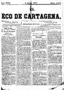 [Issue] Eco de Cartagena, El (Cartagena). 4/6/1877.