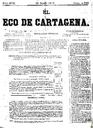 [Ejemplar] Eco de Cartagena, El (Cartagena). 15/6/1877.