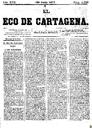 [Issue] Eco de Cartagena, El (Cartagena). 20/6/1877.