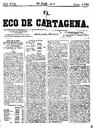 [Ejemplar] Eco de Cartagena, El (Cartagena). 25/6/1877.