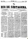 [Issue] Eco de Cartagena, El (Cartagena). 25/6/1877.