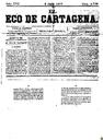 [Ejemplar] Eco de Cartagena, El (Cartagena). 5/7/1877.