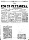 [Ejemplar] Eco de Cartagena, El (Cartagena). 7/7/1877.