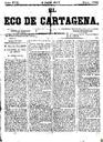 [Ejemplar] Eco de Cartagena, El (Cartagena). 9/7/1877.