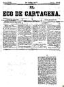 [Ejemplar] Eco de Cartagena, El (Cartagena). 10/7/1877.